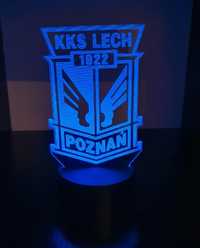 Lampka LED 3d KKS Lech Poznań