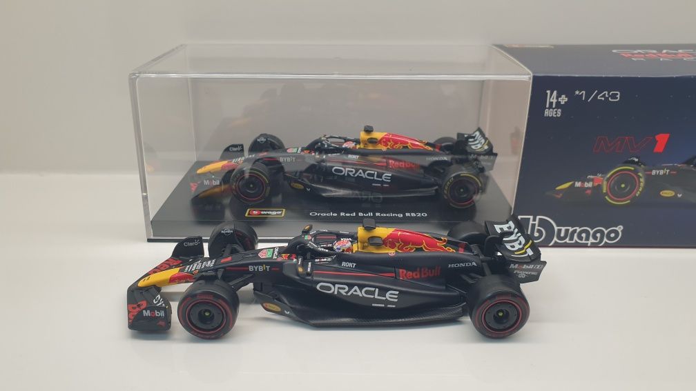red bull rb20 bburago 2024 f1 (redbull 1 43 minichamps formuła 1 model