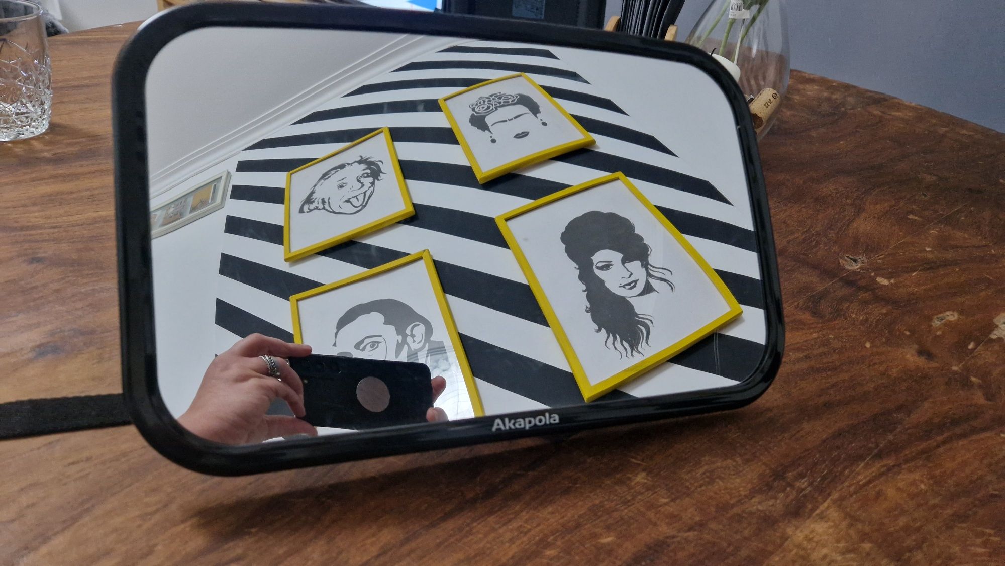 Espelho retrovisor para bebés