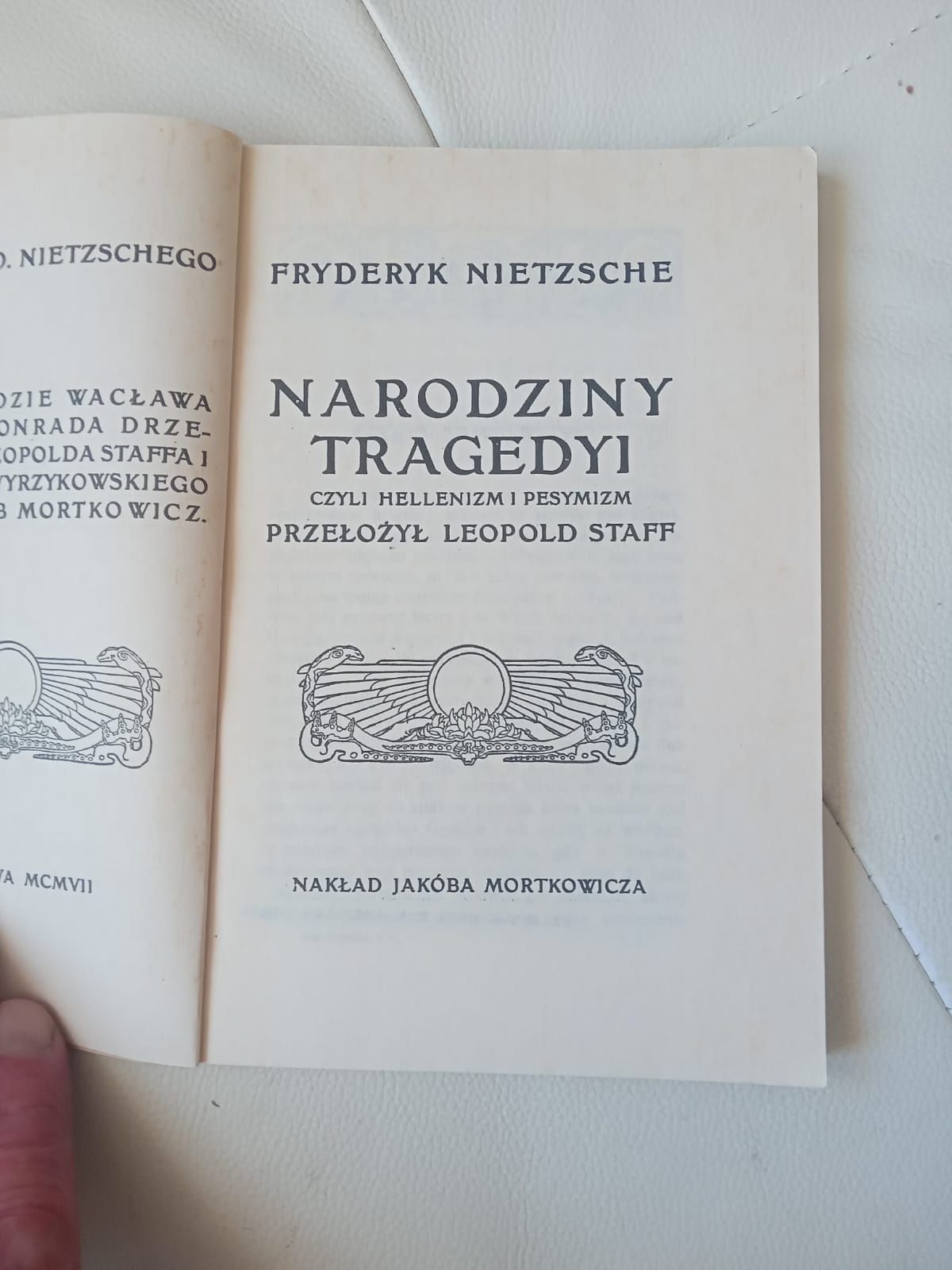 Nietzsche Narodziny tragedyi