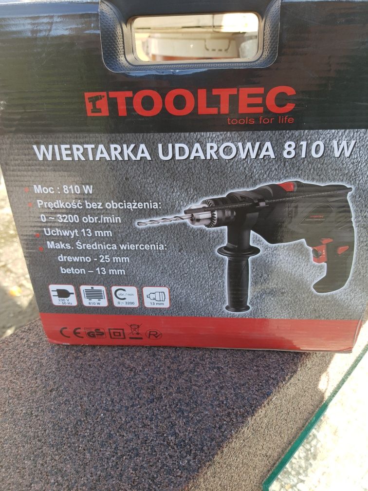 Wiertarka udarowa Tooltec 810W walizka Ruda Śląska