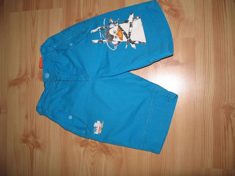 krótkie spodenki, Pingwiny z Madagaskaru - r.116cm