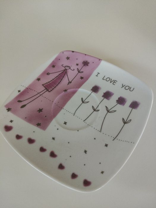 Filiżanki ceramiczne Veroni 2 szt. Nowe