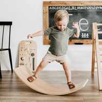Nova! Tábua Montessori ou Wobbel tábua de equilibrio