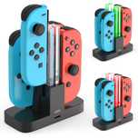 Зарядна станція 4 в 1 для Nintendo Switch Joy-Con