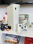 Xbox 360Fat Arcade PLOMBA 2006r 60GB HDD Pad Fifa17 Kabel AV ZASILACZ