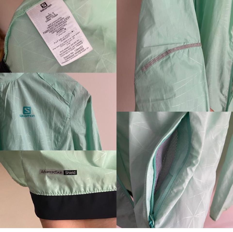 Жіноча вітровка Salomon AGILE WIND JKT W | Розмір L |