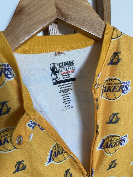 Pajacyk śpioszek  NBA Lakers Kobe Bryant żółty 1T 2 latka