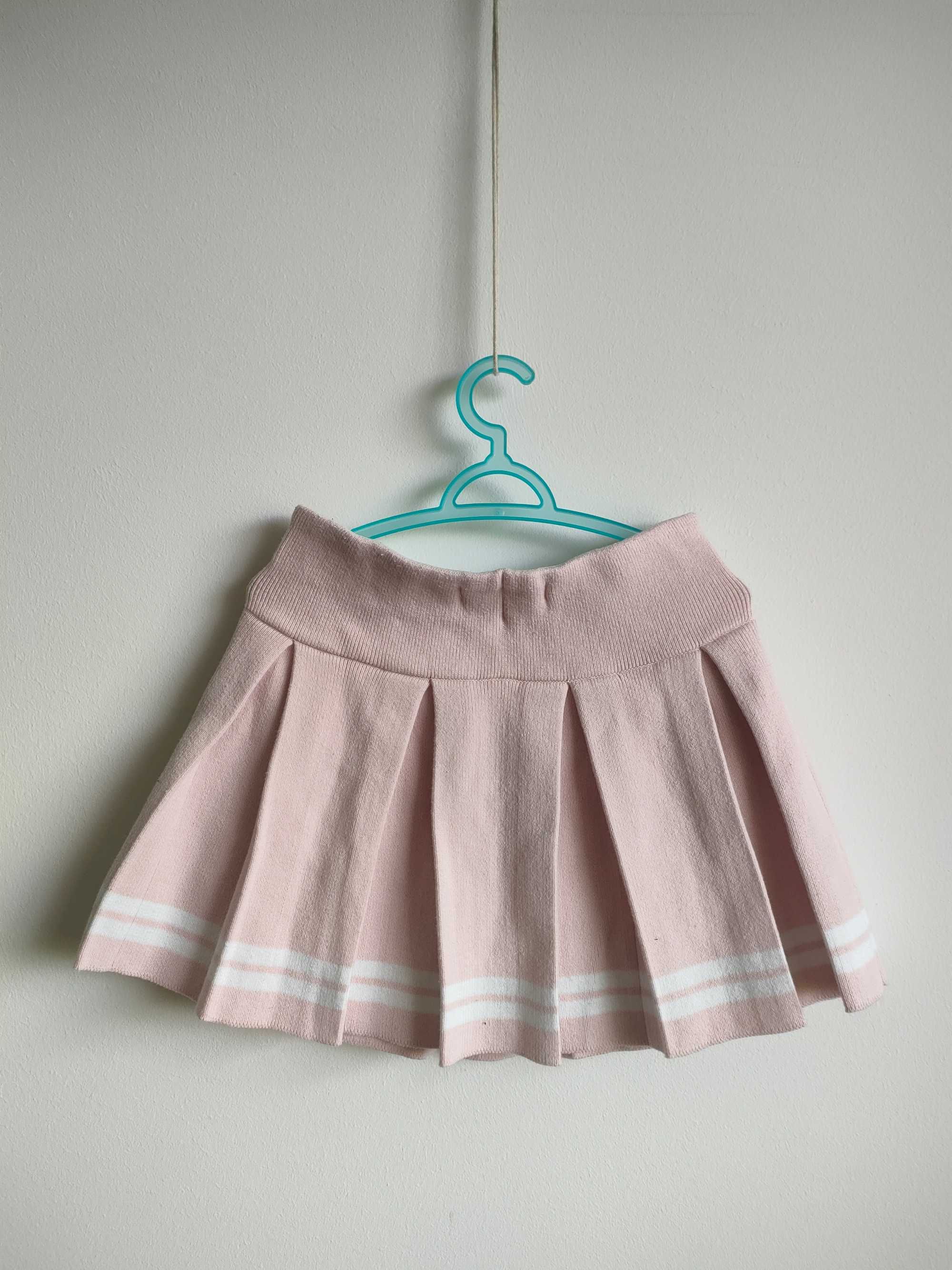Spódniczka H&M plisowana dla dziewczynki 2-4 lata 98-104cm róż