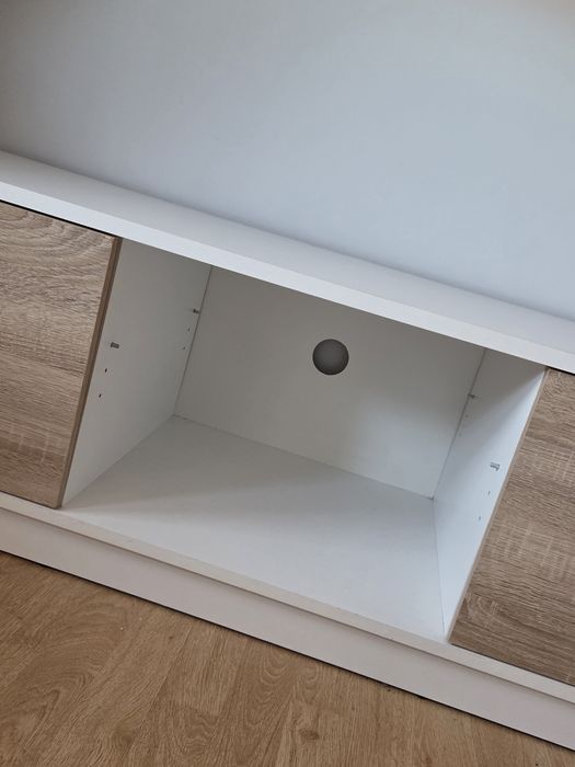 Szafka RTV Black Red White