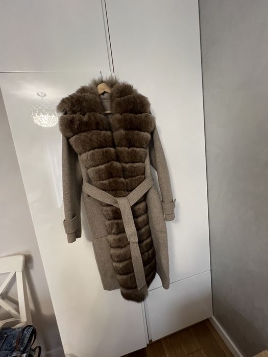 Пальто з альпаки, натуральне