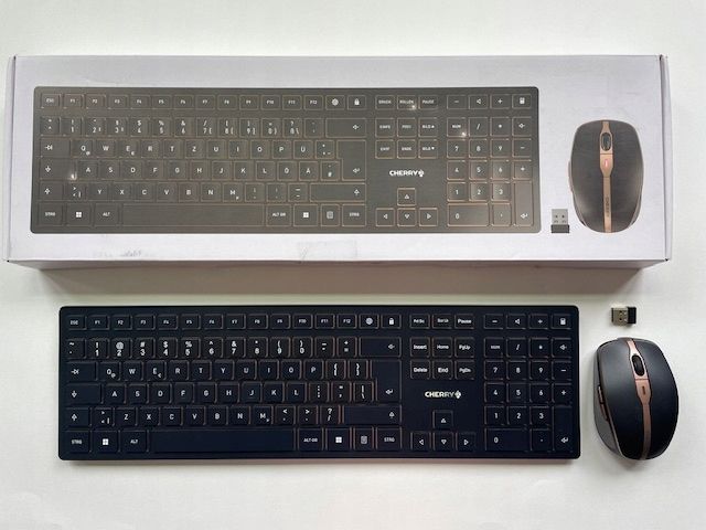 zestaw klawiatura i mysz cherry dw 9100 slim opis