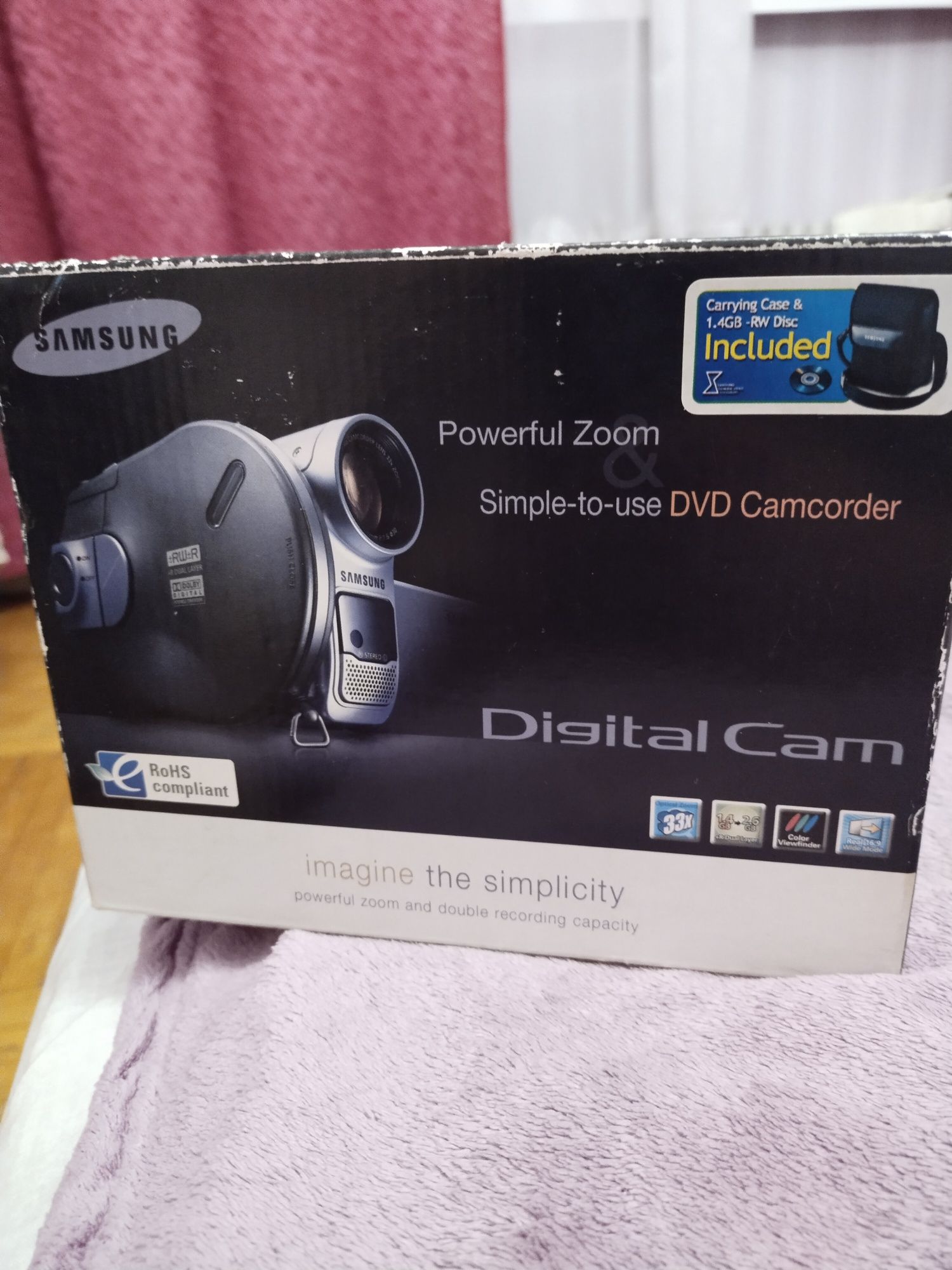 Dvd видикамера digital