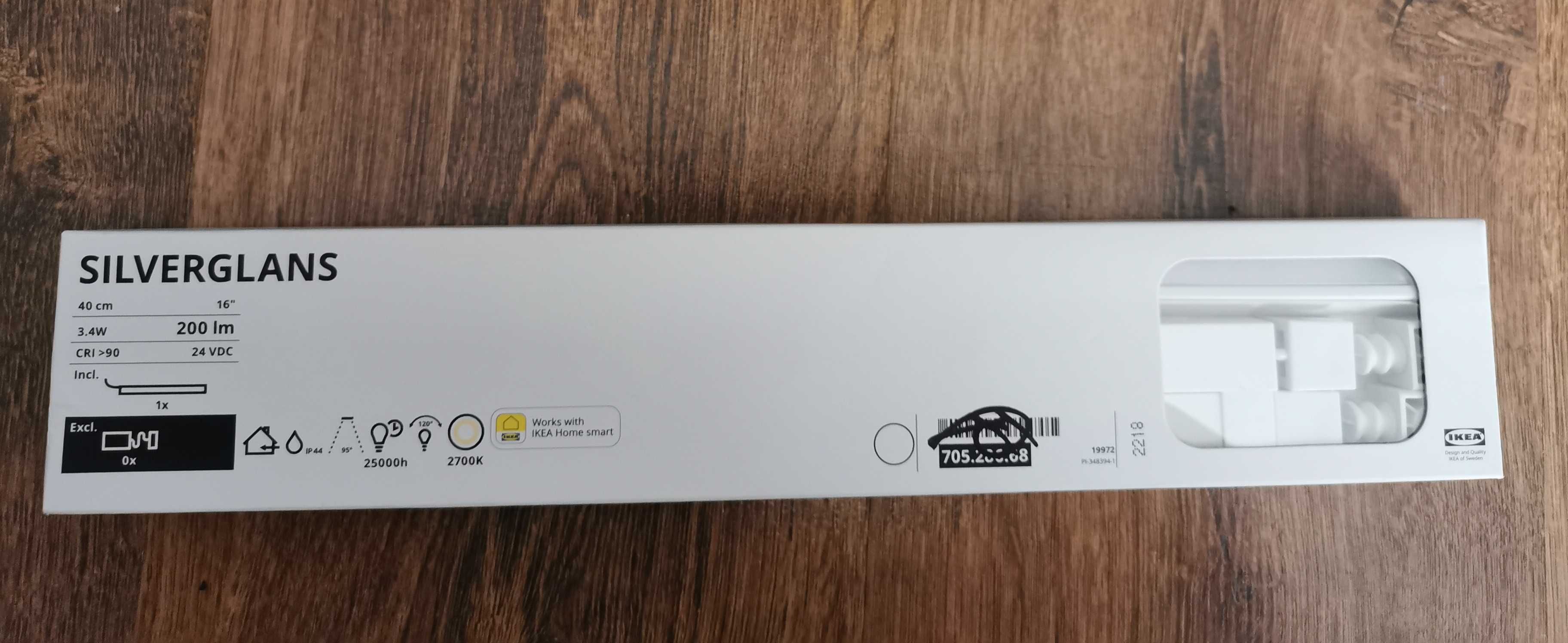 Ikea Listwa ledowa Led do łazienki kuchni na i pod szafkę 40 cm. Nowa