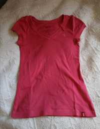 Różowy malinowy t shirt edc by esprit 100% bawełna