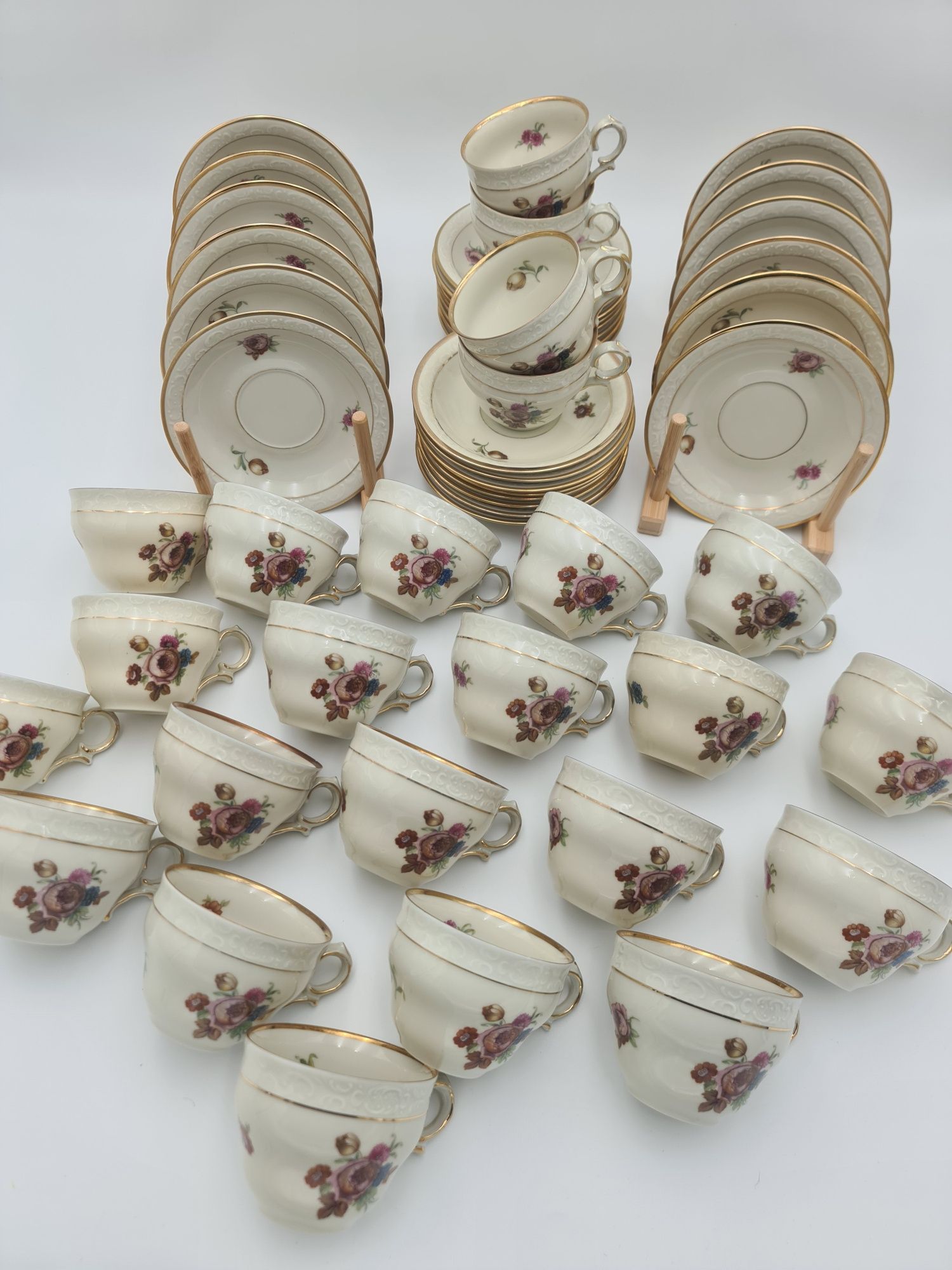 KPM Kjøbenhavns Denmark porcelana filiżanka z talerzykiem