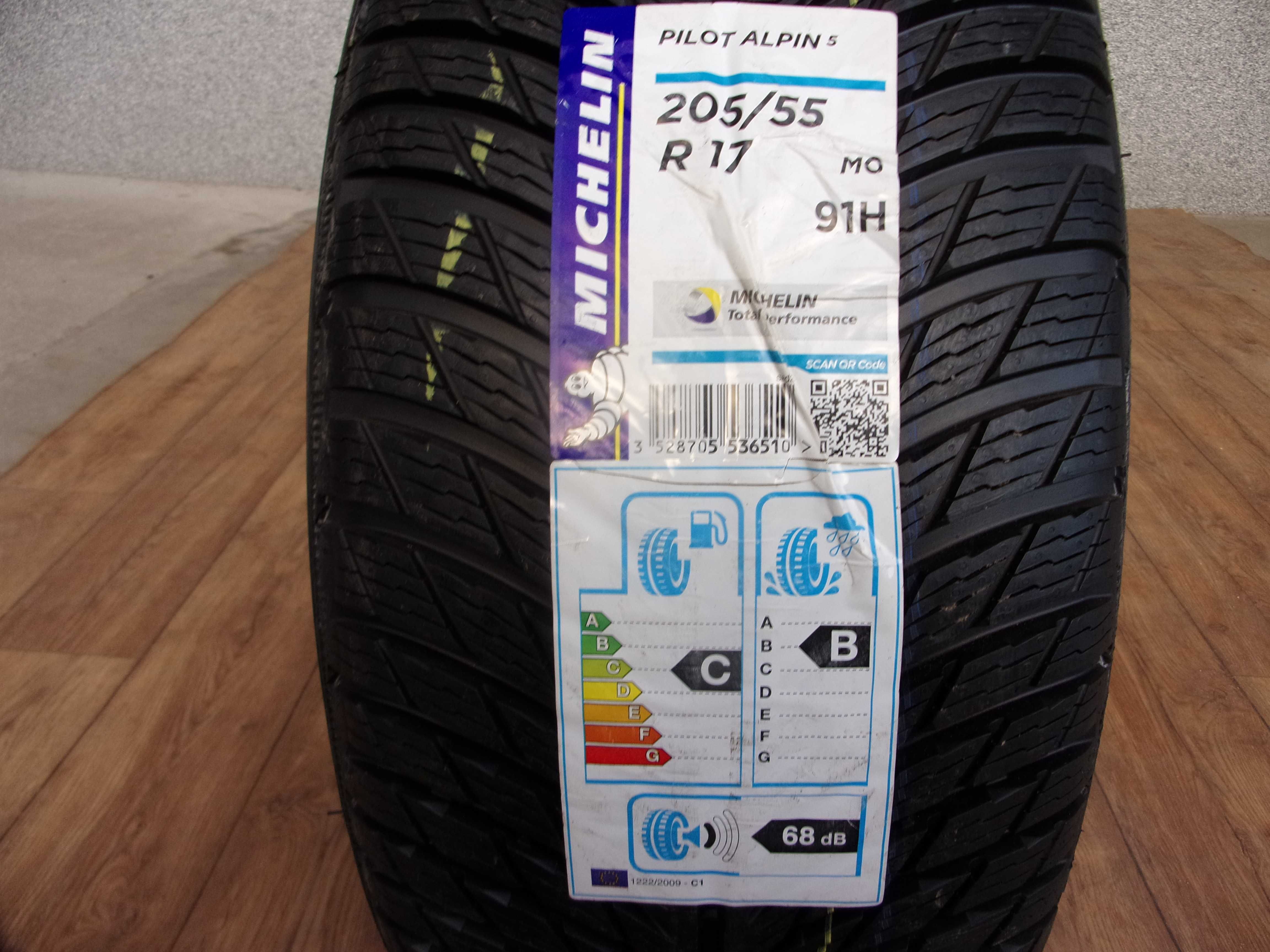 Michelin Pilot Alpin5 205/55/17 91H z 2019r Nowa!