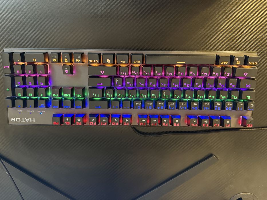 Klawiatura mechaniczna Hator Starfall Rainbow HTK-608