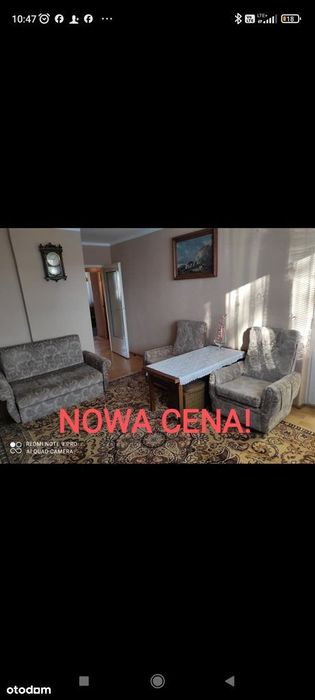 Mieszkanie ul. Reja 2 piętro 3 pokoje 52m2 jasne ciepłe