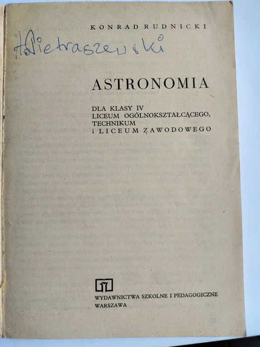 Astronomia - Konrad Rudnicki