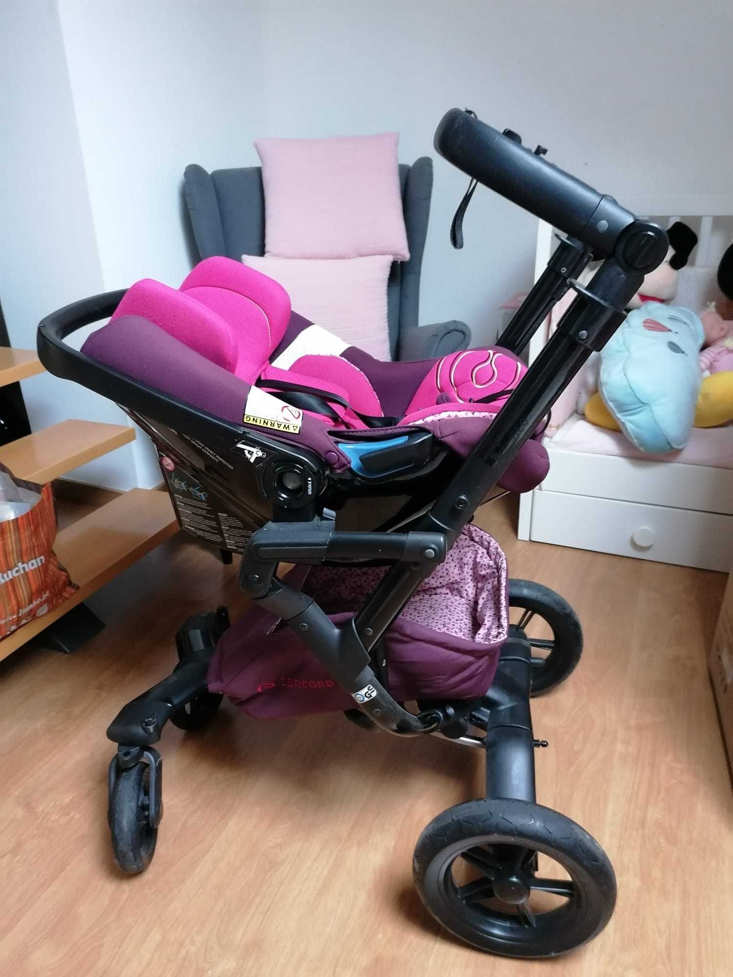 Carrinho de Bebé Concord Neo Trio + Base Isofix