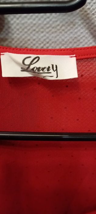 Nowe body czerwone roz m/l