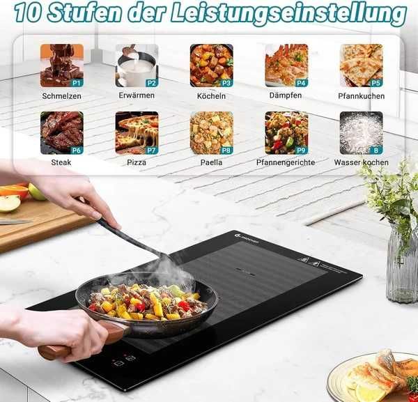 Płyta Indukcyjna Wolnostojąca z Wtyczką Amzchef FS-IRC119B33 3300W