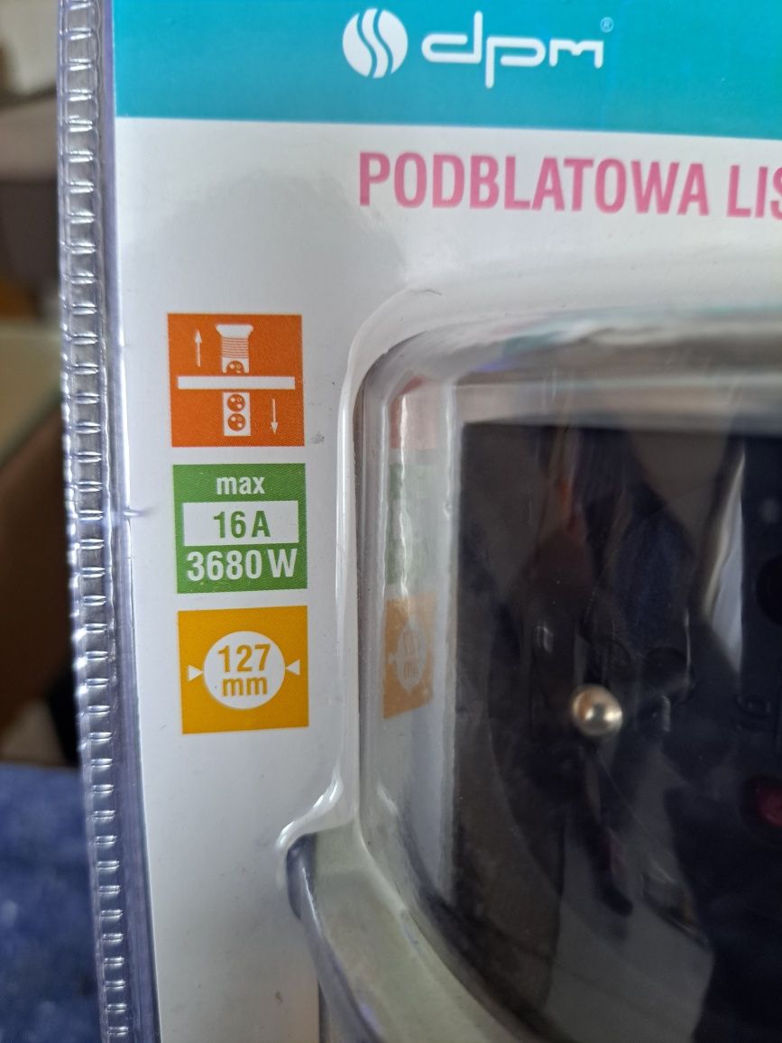 Podblatowa listwa zasilająca