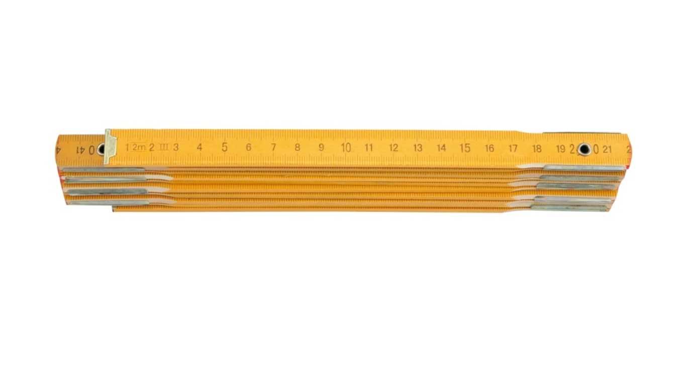Miara składana, drewniana linijka, Top Tools 2 m