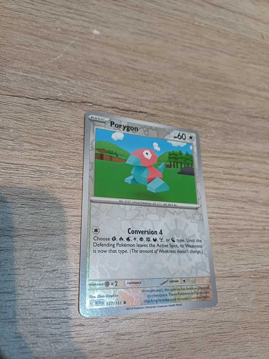 Carta Pokémon Porygon [Reverse Holo] #137