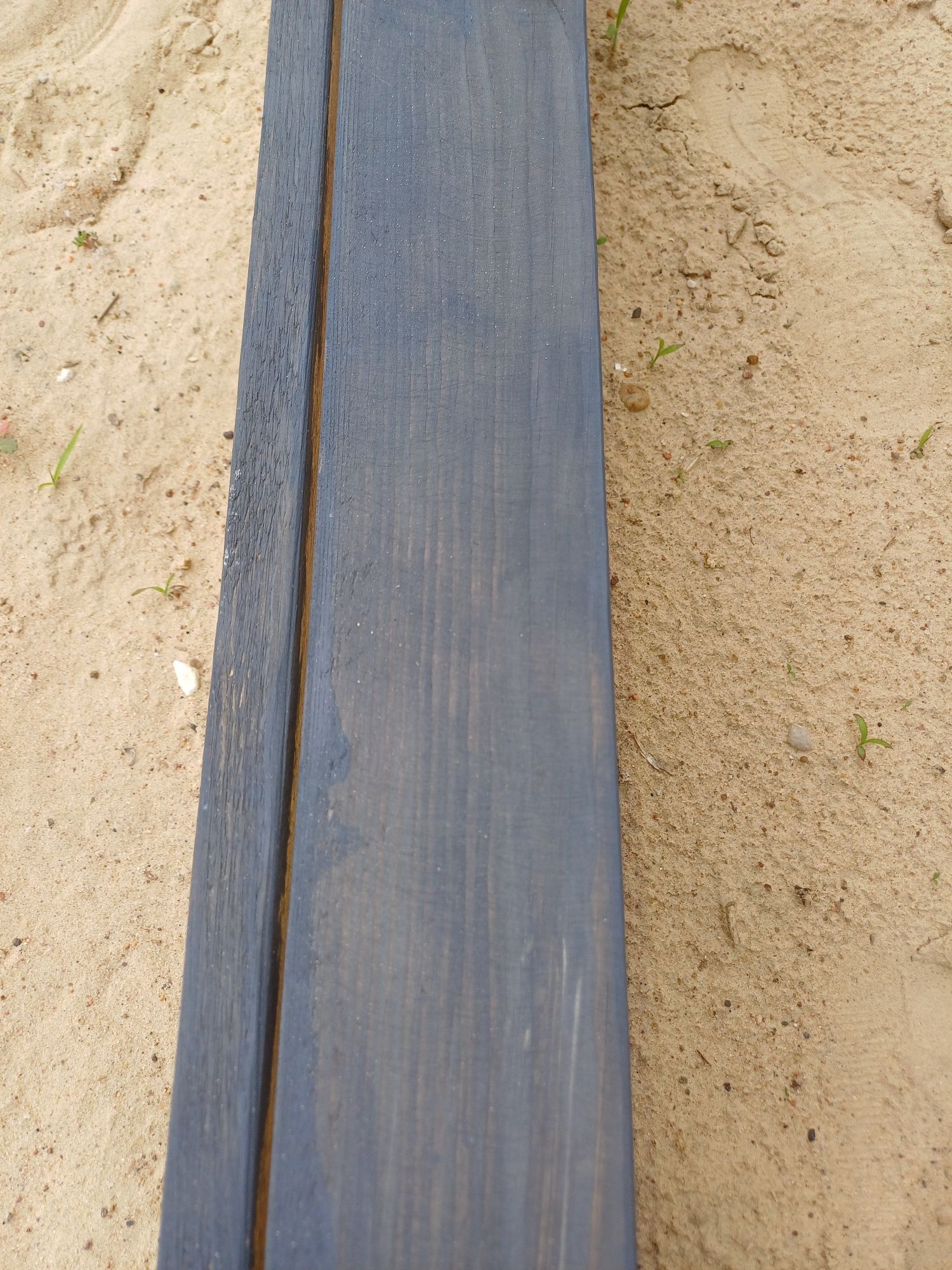 Półka do garażu itp drewno sosna 18x120cm #2 wsporniki ikea Toruń