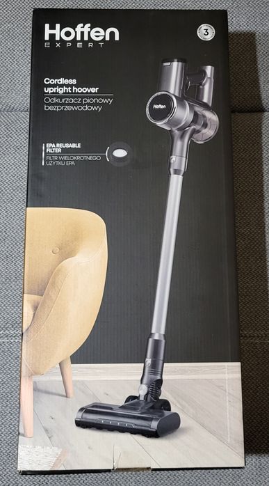 NOWY Hoffen Odkurzacz bezprzewodowy 400ml filtr EPA 180W