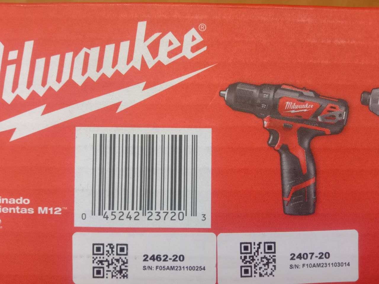 Продам набір шуруповертів Milwaukee 2494-22 M12