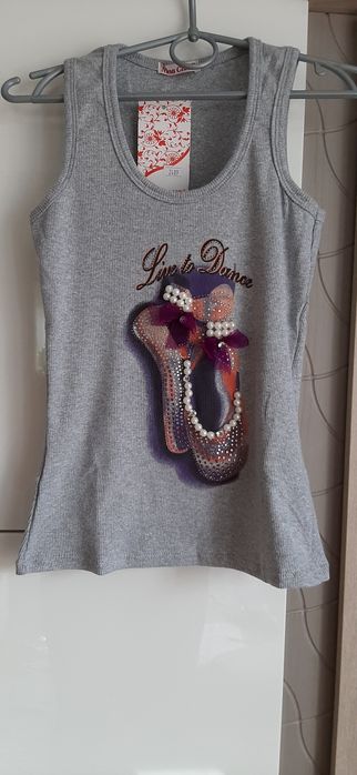 Bokserka prążek szara M/ L nowa