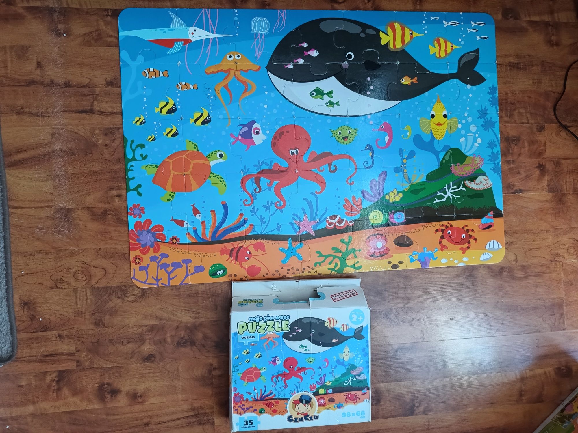 Moje pierwsze puzzle "ocean" czuczu