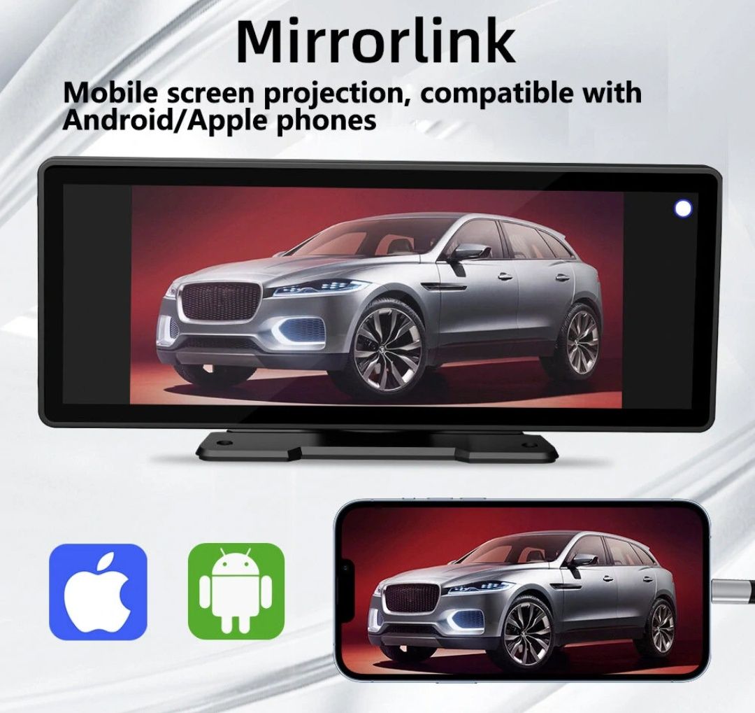 Rádio portátil 10,26 polegadas android auto e Carplay Bluetooth NOVO