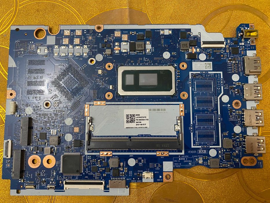 5B20S41743 NM-C121 ПЛАТА Lenovo S145-15IWL intel 5405U