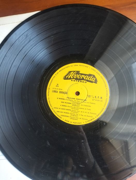 Disco de vinil LP Folclore Português