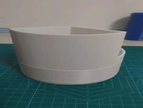 Organizador de Secretária Rotativo com 3 Compartimentos