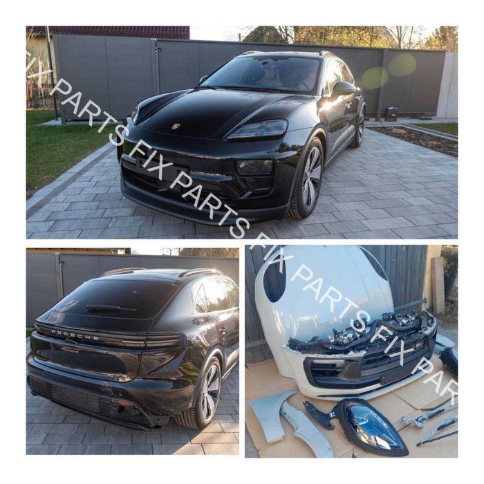 Двери Porsche Macan Electric, S, GTS оригинал + стекло, обшивка, ручки