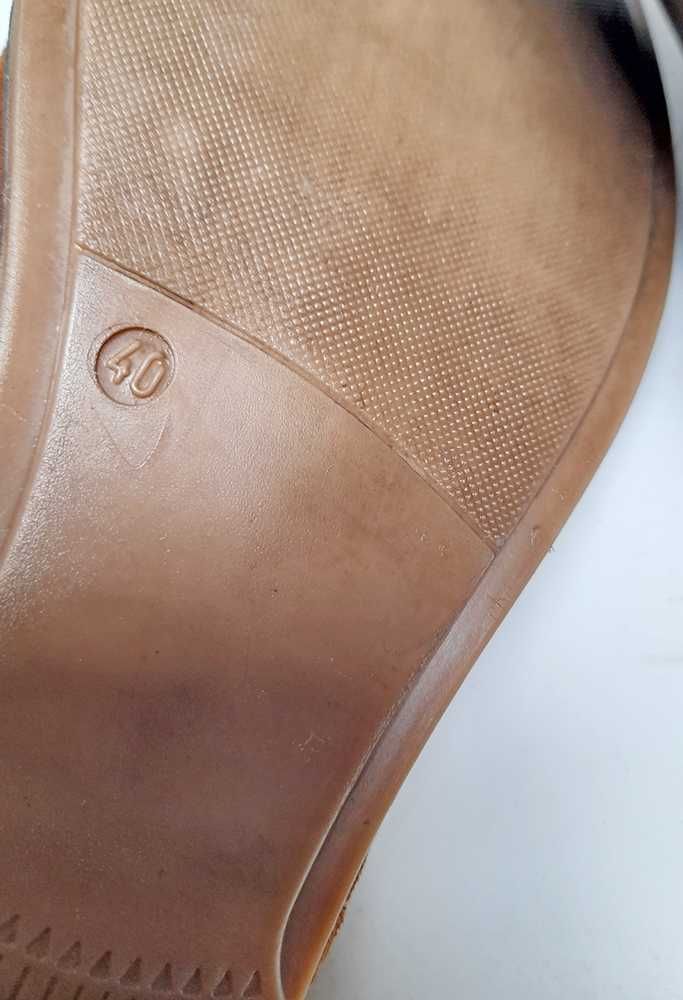 Sapatos Pele Camurça Castanho Senhora 40
