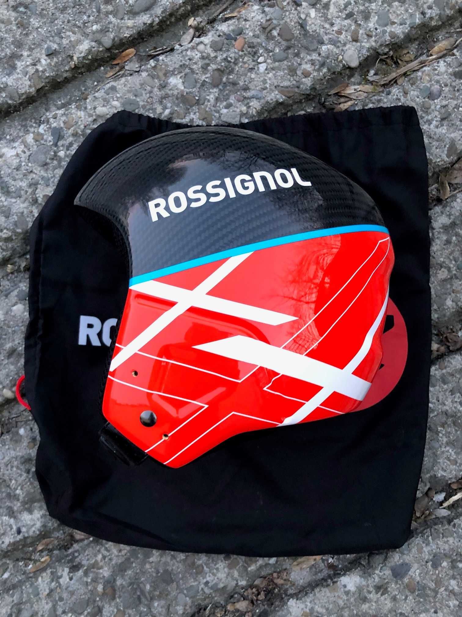 Kaski narciarskie Rossignol Hero Carbon Fiber Fis rozmiar S/M - 55cm