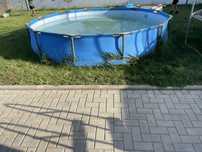 Piscina+ escada+ bomba + acessorios