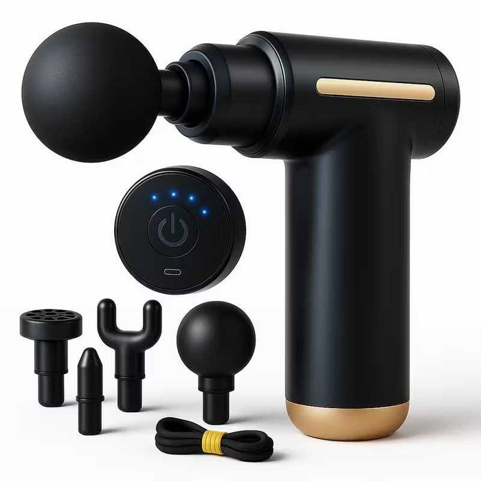 Pistolet do masażu USB-C Masażer czarny