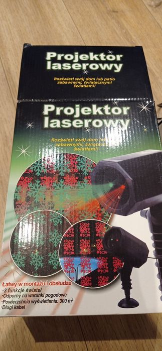 Projektor laserowy. Święta.