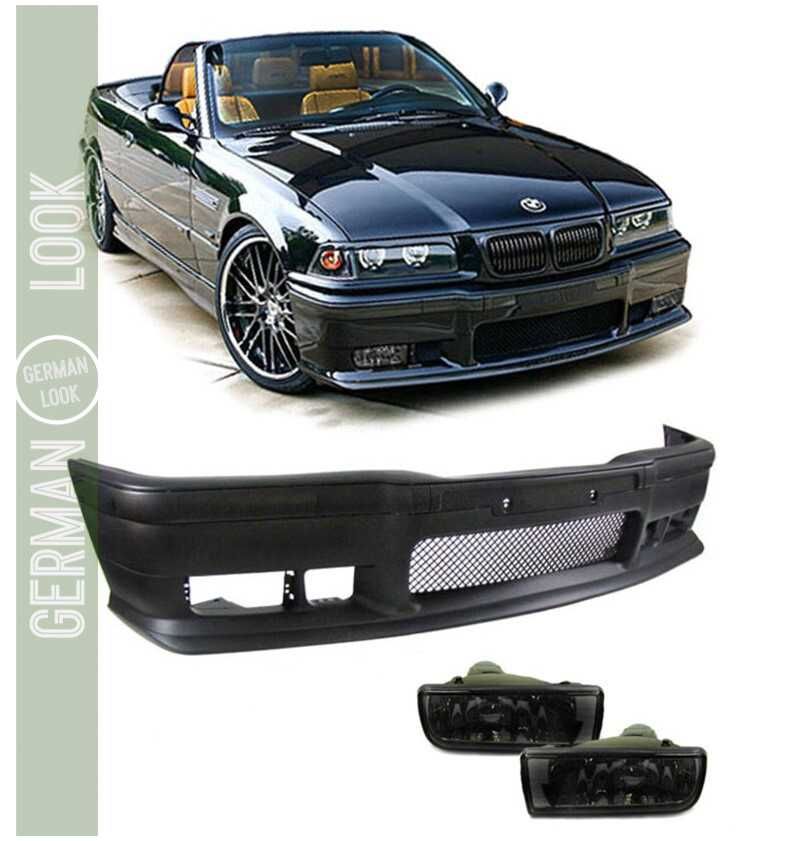 Para-choque dianteiro BMW Série 3 E36 Pack M M3 + Faróis de nevoeiro