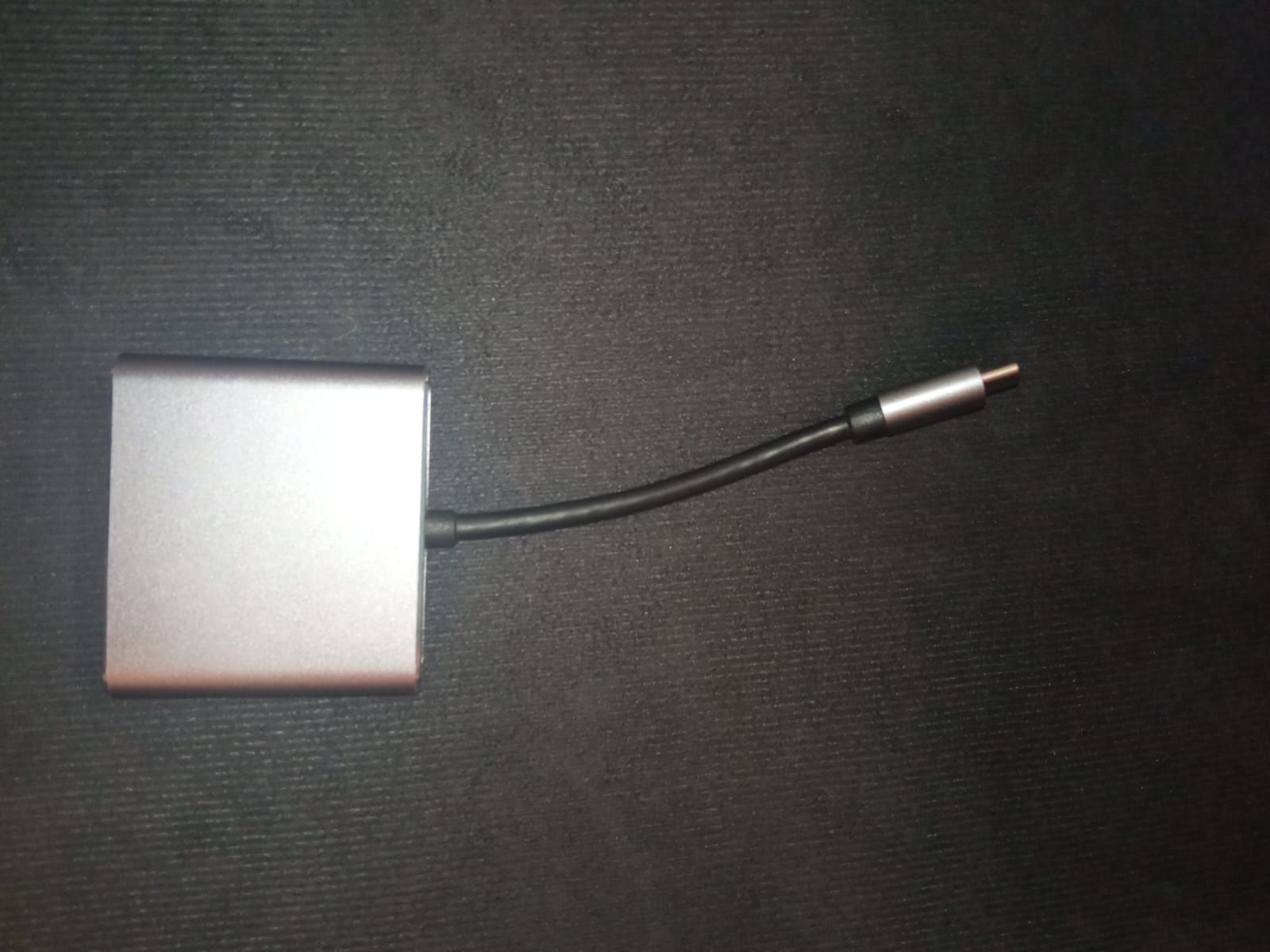 Adaptador USB tipo C para USB 3.0, porta HDMI 4K e USB tipo C