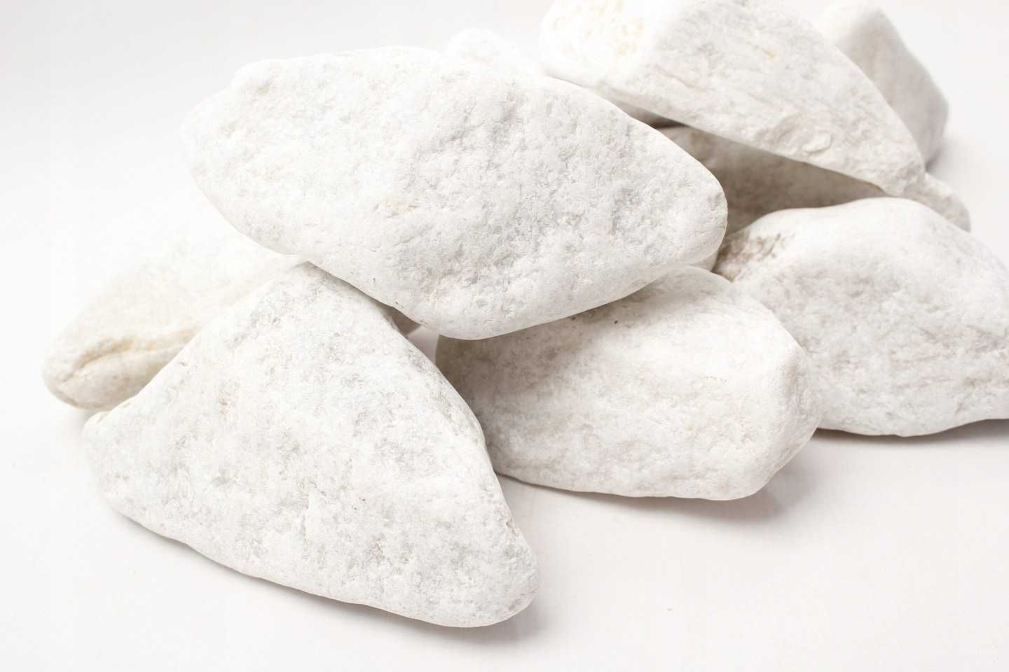 Kamienie Snow Stone Biała Skała do Akwarium lub Terrarium 1kg