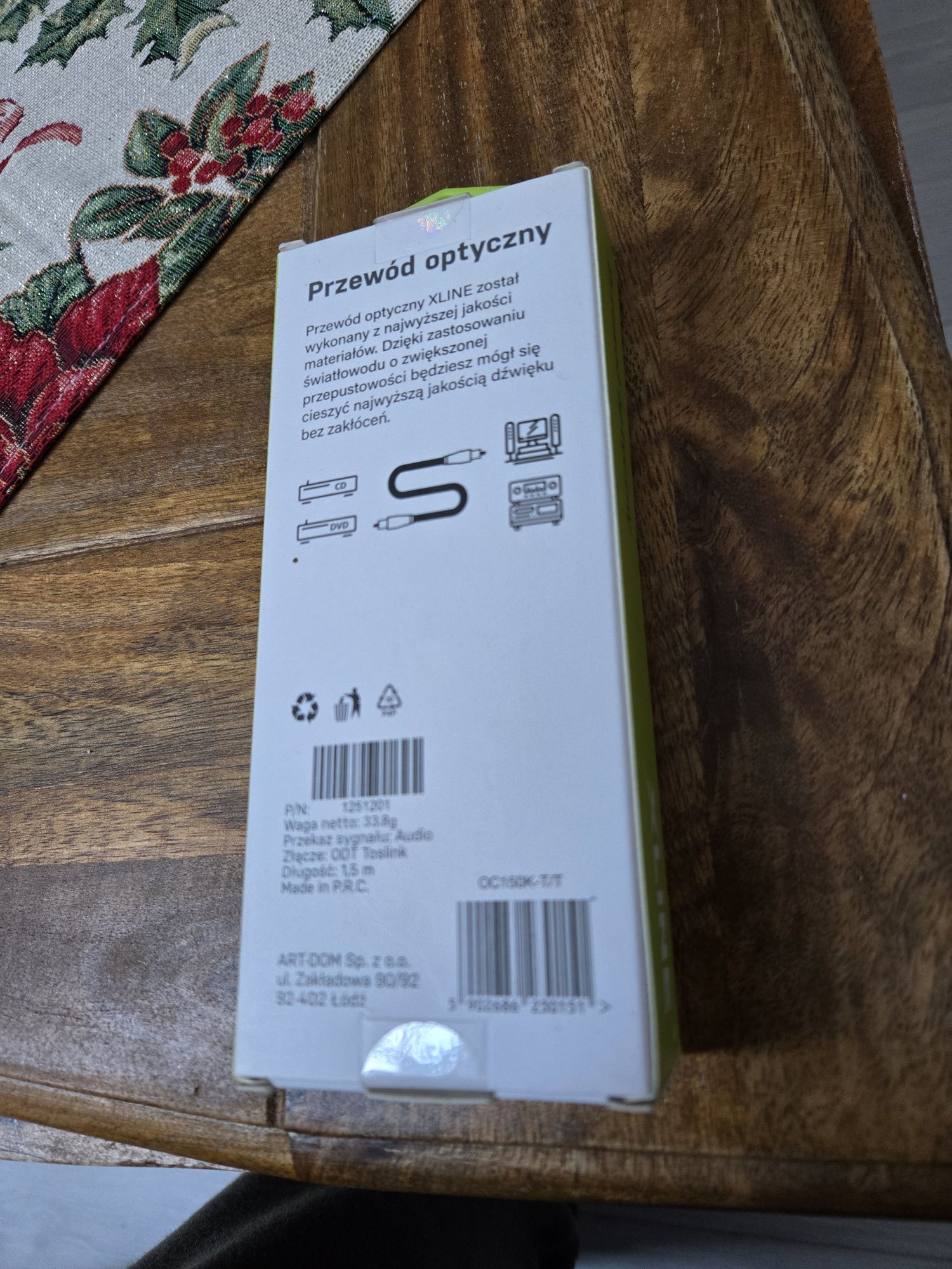 Przewod przewód optyczny x line