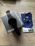 Garmin Venu 2 Plus – czarny z niebieskoszarą ramką, stan idealny